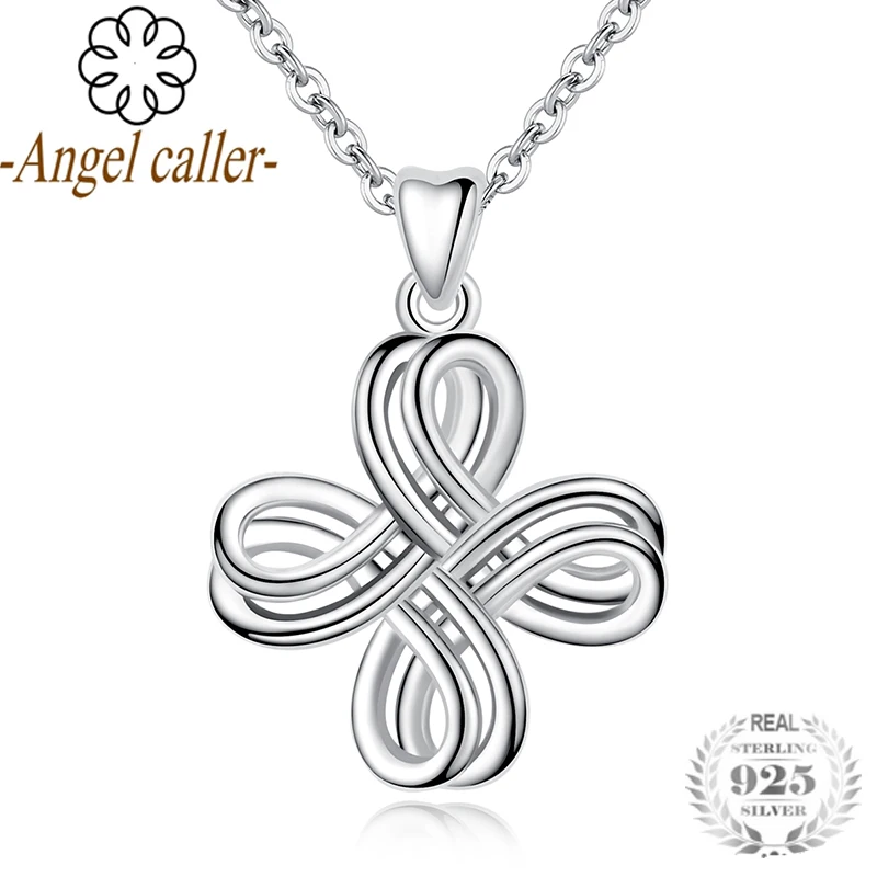 Ожерелье с подвеской из стерлингового серебра Angel Caller изящное ювелирное изделие