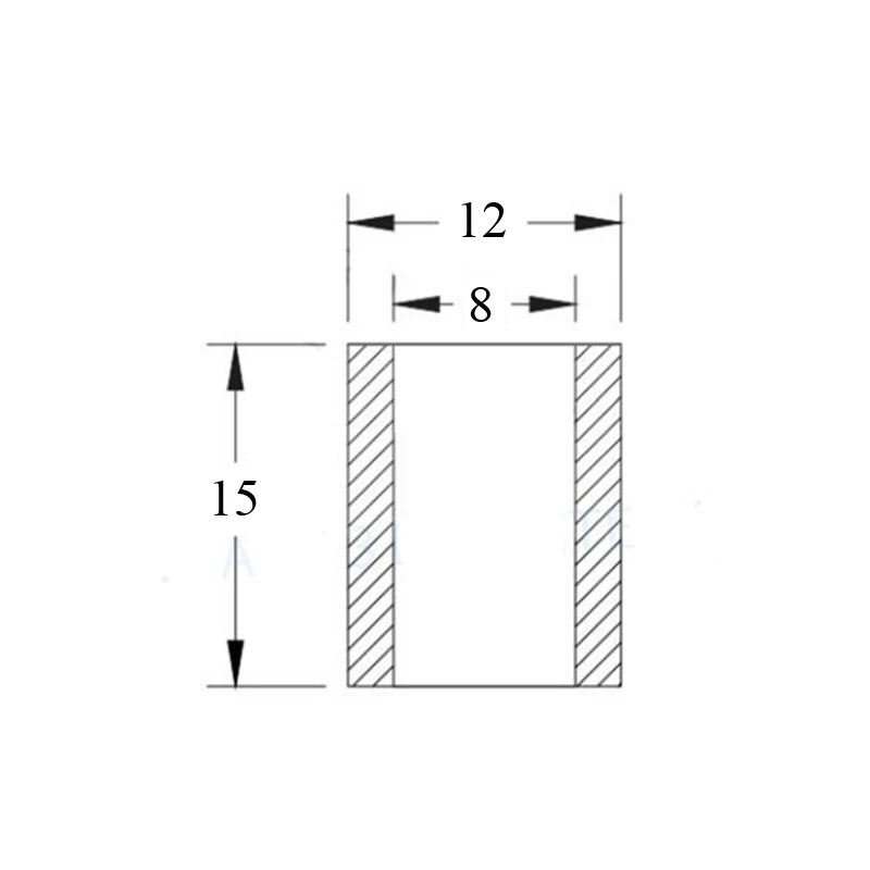 Самосмазывающийся Медный рукав 8x12x15 мм 8x11x22 8x11x30 подшипники скольжения 3D принтер