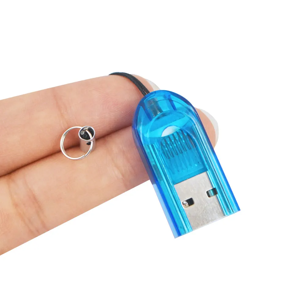 Kebidu Мини TF Micro SD кард ридер USB 2 0 MicroSD T Flash tf адаптер для iPhone мобильный кулон 10