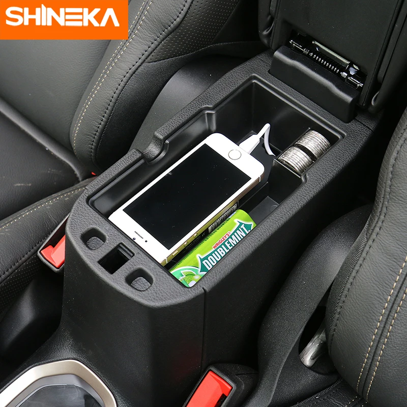 SHINEKA подлокотник коробка для хранения Jeep Renegade 2016 2017 2018 Автомобиль Центральной