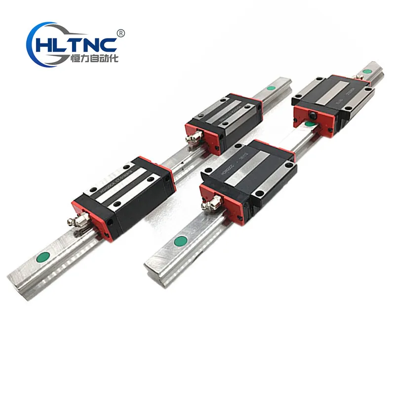 Новый размер 100% линейная направляющая HIWIN HGR15 с 4 шт. каретки линейного блока HGH15CA