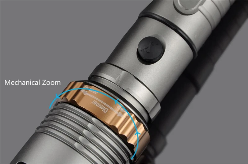 Светодиодный фонарь для самообороны XM-L T6 4000лм перезаряжаемый фонарь мощный фонарь Тактический аварийный защитный zk91