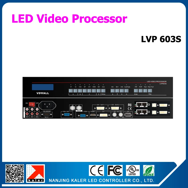 Lvp603s из светодиодов видеопроцессор для видеостена VDWALL бесшовные импульсный
