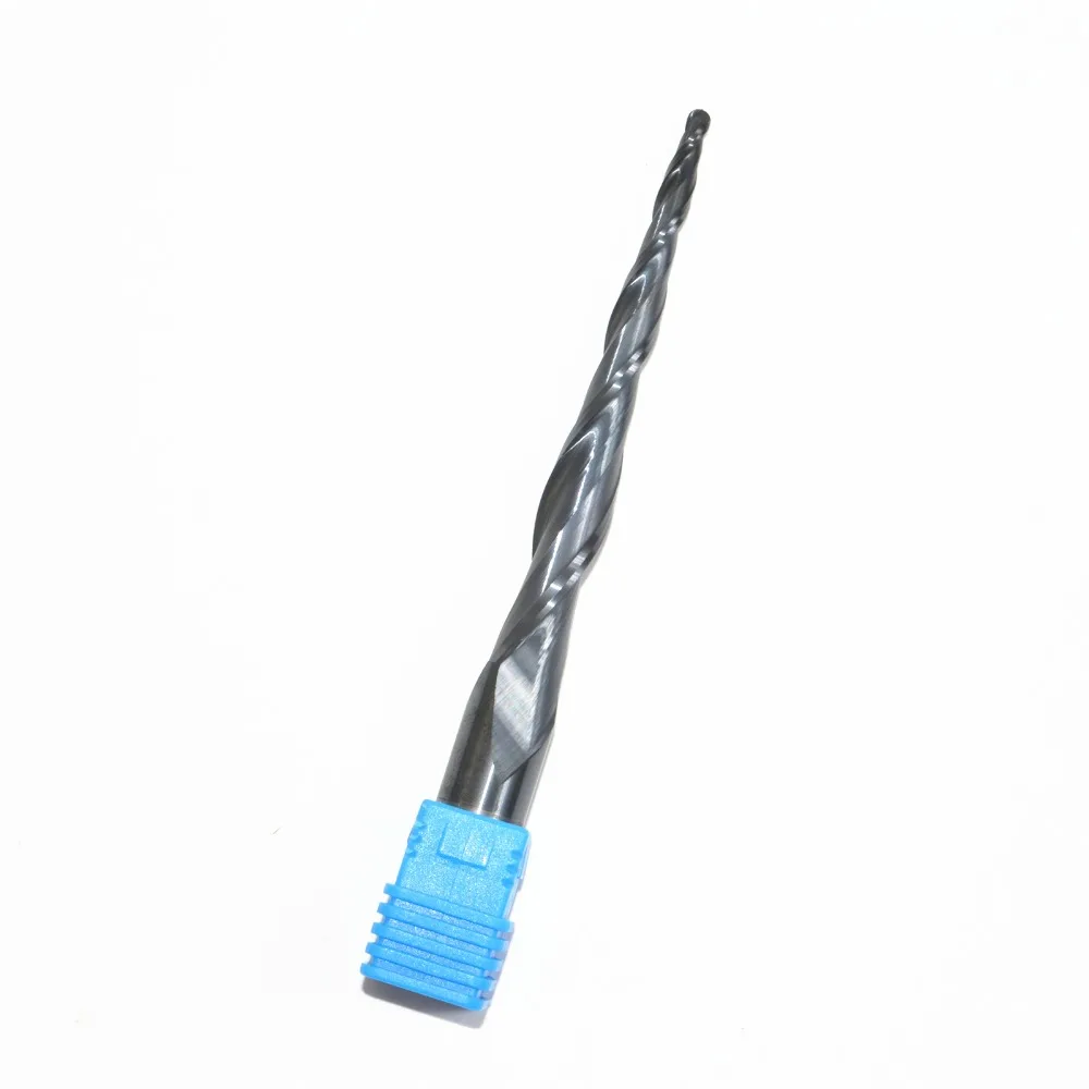D12 * R1.5 80C 120L-CNC TIALN твердосплавная Концевая фреза деревообрабатывающая конусная