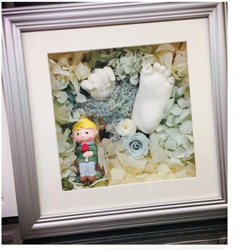 Модель порошка клон порошок гипсовый diy руки и ноги следы детские чернила 3D