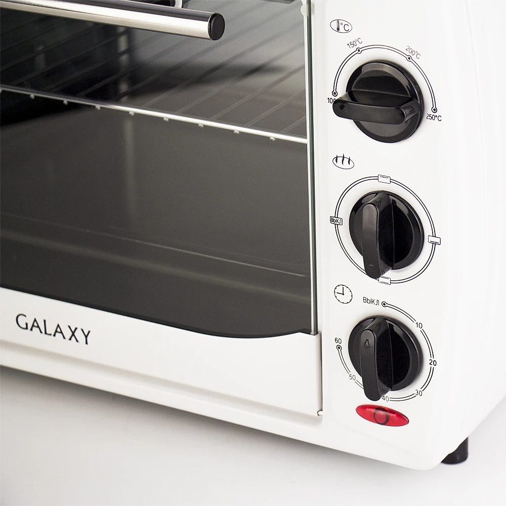 Мини печь Galaxy GL 2615 (мощность 1400 Вт объем 20 л температурный режим 100 250°С таймер