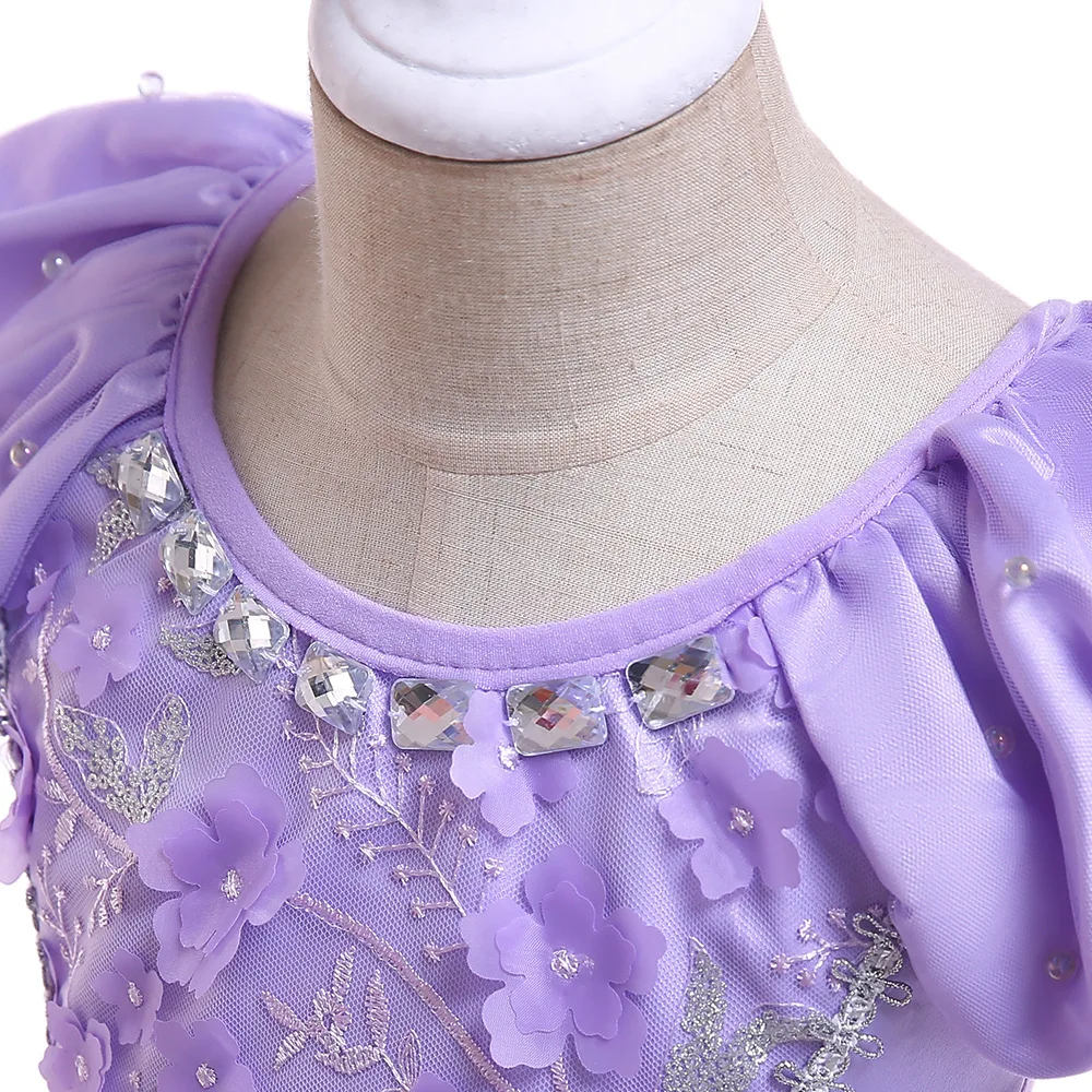 Платья для девочек Платье принцессы Софии Детские вечерние костюмы