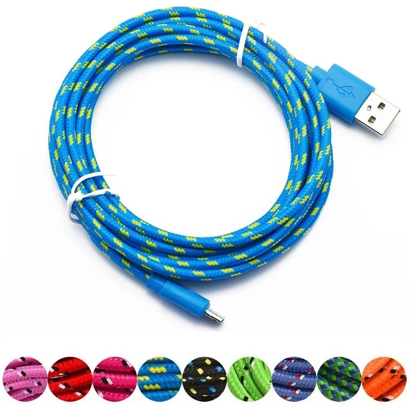 1 м Универсальный USB зарядное устройство кабель для передачи данных пеньковая