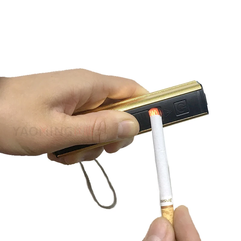 Внешний аккумулятор CREE 2000LM USB светодиодный фонарь перезаряжаемый фонарь с электронной зажигалкой+ аккумулятор 18650
