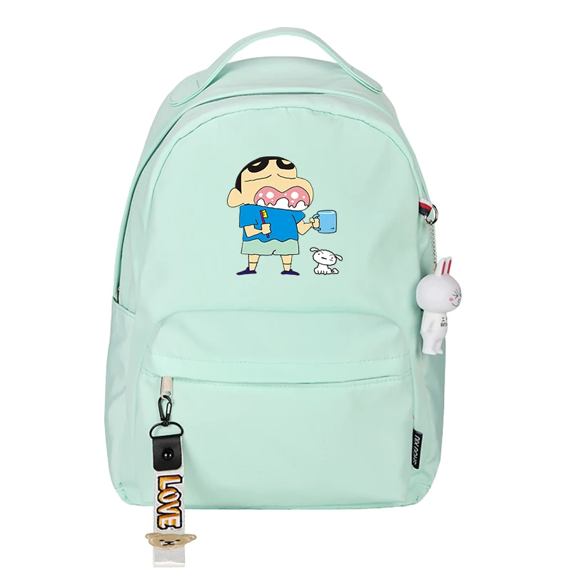 Crayon Shin-chan рюкзак с принтом Kawaii детские школьные сумки леденцовых цветов женский милый рюкзак туристический рюкзак Ainme Bagpack