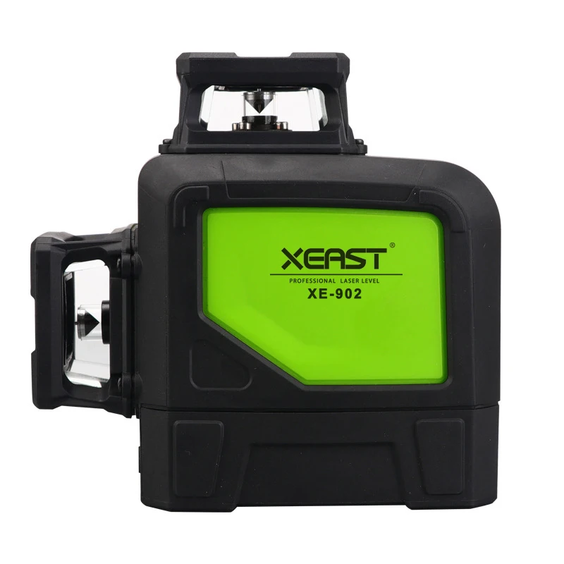 XEAST, XE-902, 8 линий, зеленый лазерный нивелир, самонивелирующийся 360, горизонтальный и VeArtical Cross, супер мощный 3D зеленый лазерный луч