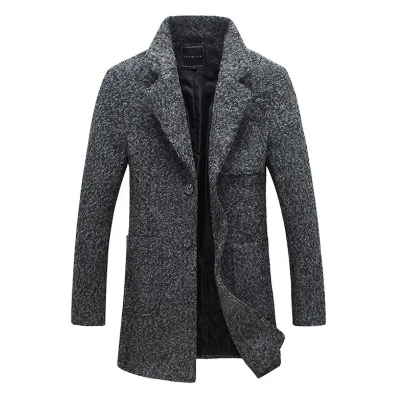 Шерстяная Куртка Пальто 5XL Мужская шерстяная куртка пальто длинное Casaco Masculino