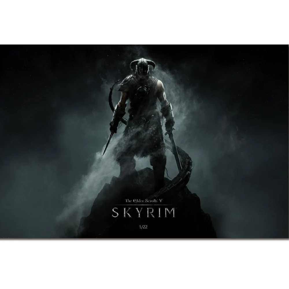 The Elder Scrolls V Skyrim Видео игровой плакат из шелковой ткани принт 20*30 24x36 дюймов