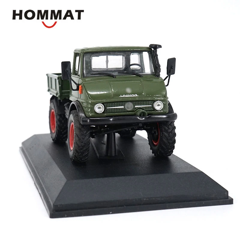 HOMMAT моделирование 1/43 Unimog 406A 1970 грузовик Модель автомобиля литая модель игрушечного автомобиля Коллекционная модель автомобиля игрушки для детей