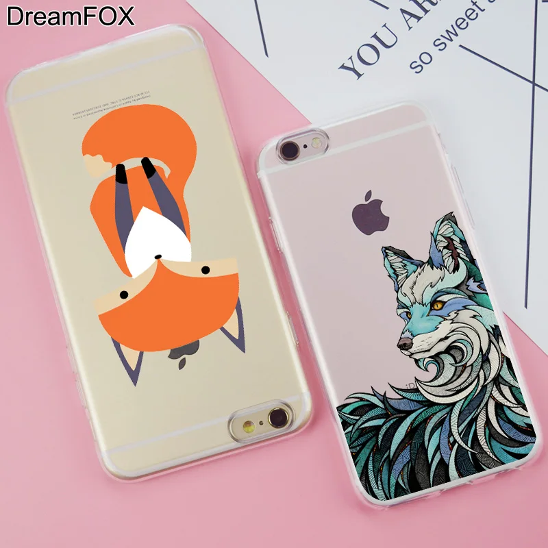 L283 модный дизайн лиса Мягкий ТПУ силиконовый чехол для Apple iPhone 11 Pro X XR XS Max 8 7 6 6S Plus 5