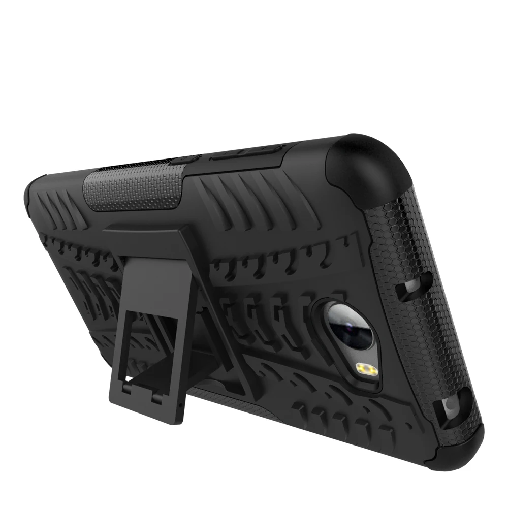 Гибридный защитный силиконовый противоударный чехол с подставкой для Huawei Y3 II/Y5