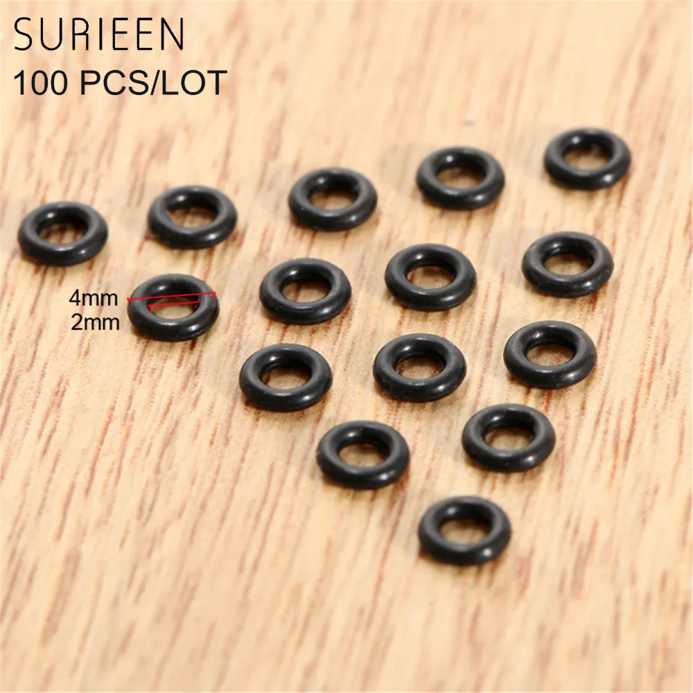 100 шт./компл. охотничье резиновое уплотнительное кольцо черная прокладка захват