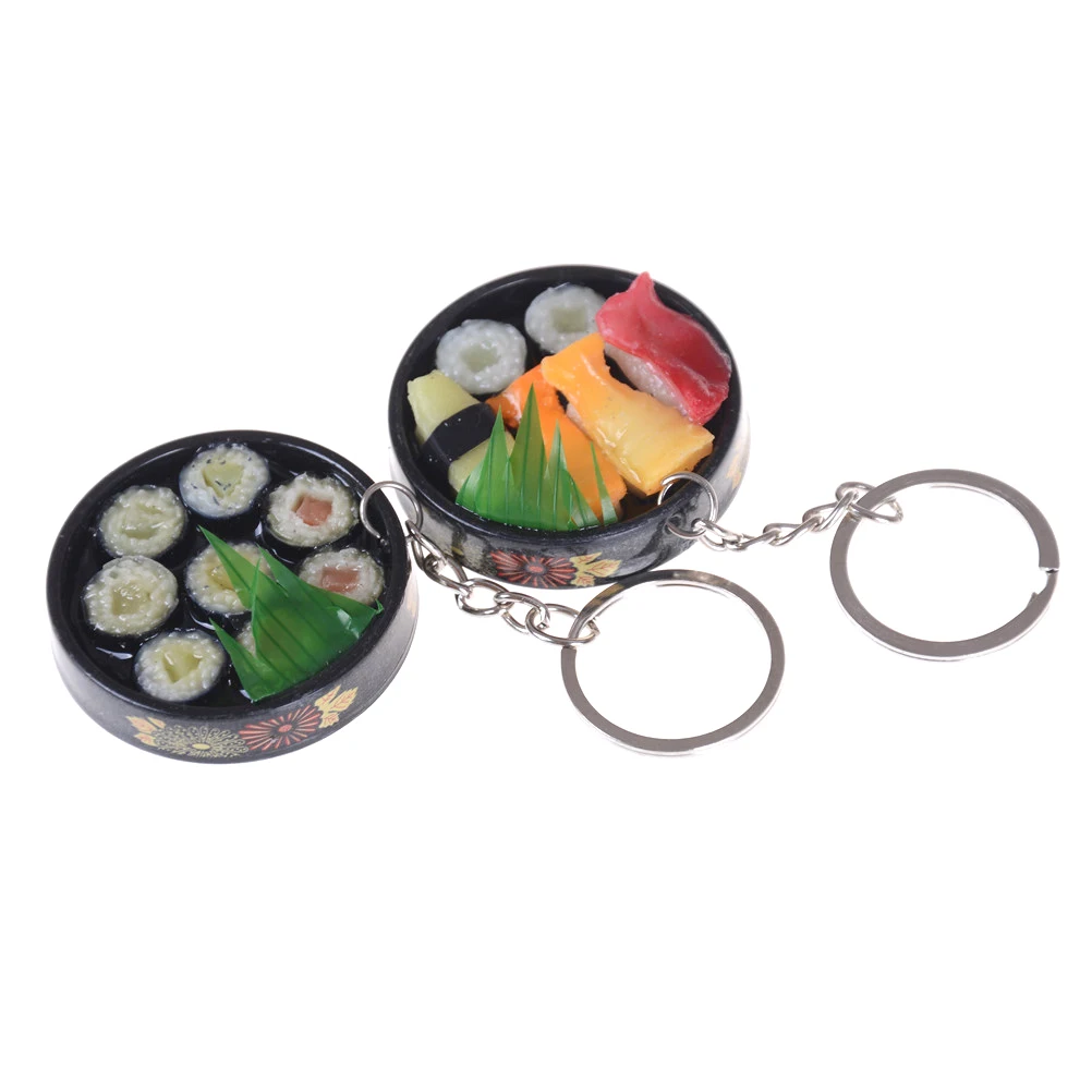 1 шт. милый пластиковый брелок для ключей с едой|Детские кухни| |