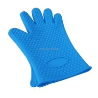heat resistant thick silicone microwave oven glove cooking baking tools bbq oven insulation gloves pot holder kitchen bakeware