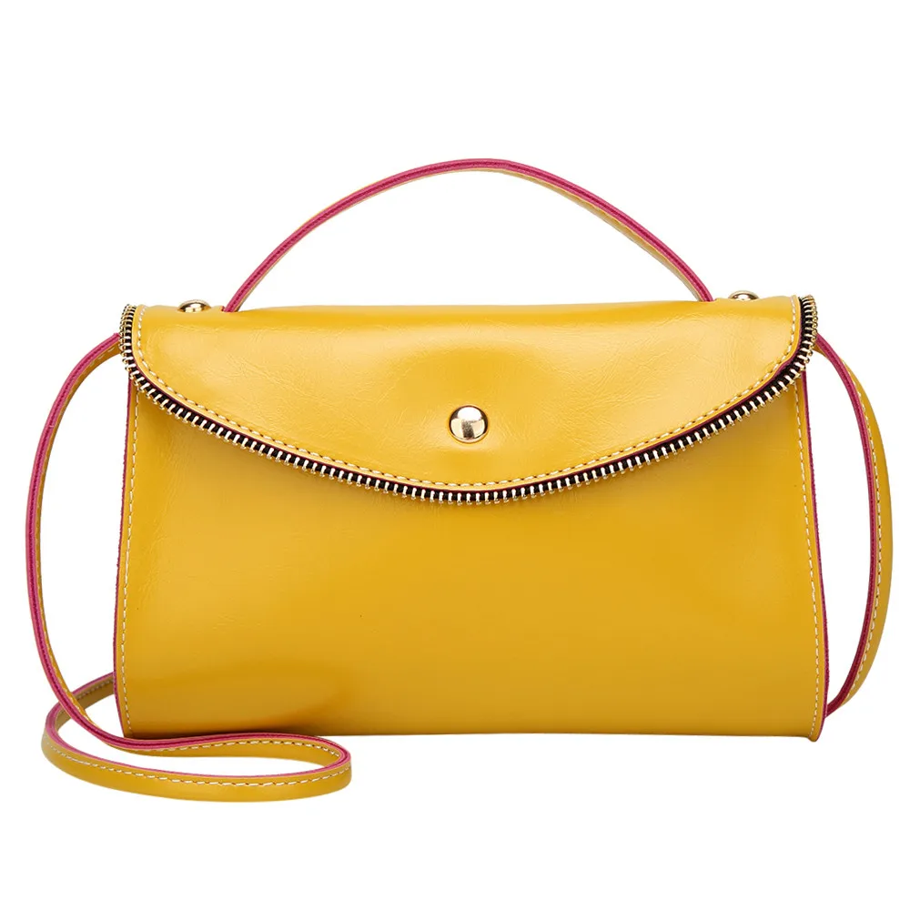 Диагональ висит женщина сумка мода новая молния кожа Сумка для мобильных