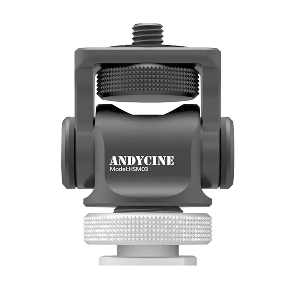 ANDYCINE мини Горячий алюминиевый сплав обувь установки превосходное 360 градусов База вращения поворотный с винтом инструменты для крепления 19Apr11