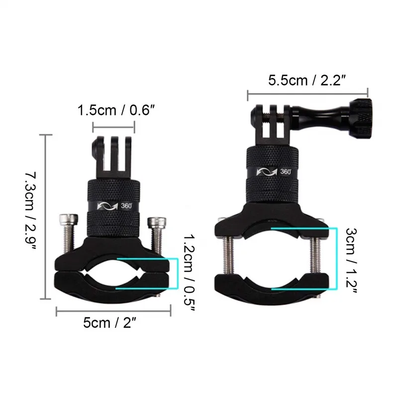 Держатель из алюминиевого сплава для велосипедной камеры Адаптер крепления на