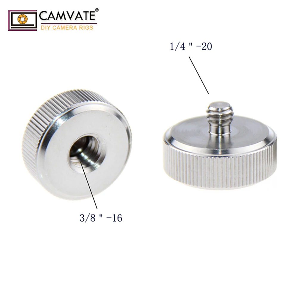 Штатив тренога CAMVATE C1043 с резьбой 1/4 дюйма папа 3/8 мама|Аксессуары для фотостудии| |