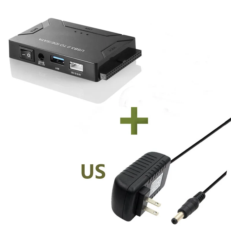 Адаптер для внешнего жесткого диска с USB 3 0 на IDE и SATA Универсальный 2 5/3 5 дюйма HDD SSD