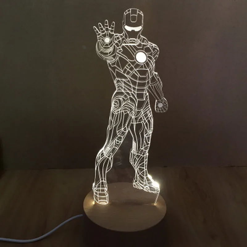 3D Led 26 см творческая атмосфера настольная лампа игрушка