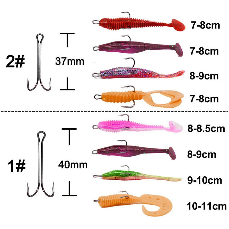 20 шт. длинный хвостовик двойной крючок рыболовные крючки для завязывания мушек duply крючок для джига окуня рыболовные снасти для мягкой приманки