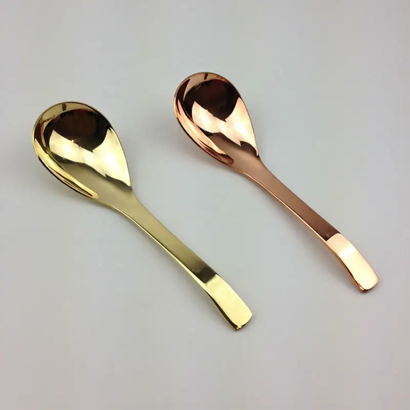 Медная ложка для супа латунная обеденная классические экологичные столовые