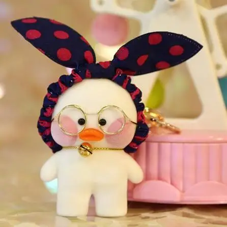 27 Новинка, Lalafanfan, милый брелок, Kawaii, кафе, Мими, желтая утка, фигурка, брелок, сумки, украшения, игрушки для детей - Цвет: 27