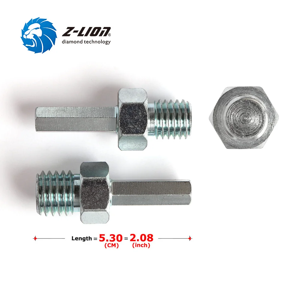 Z-LION 5/8-11 M14 с наружной резьбой до 3/8 дюймов адаптер с шестигранным хвостовиком для сверла конвертер высококачественный стальной адаптер