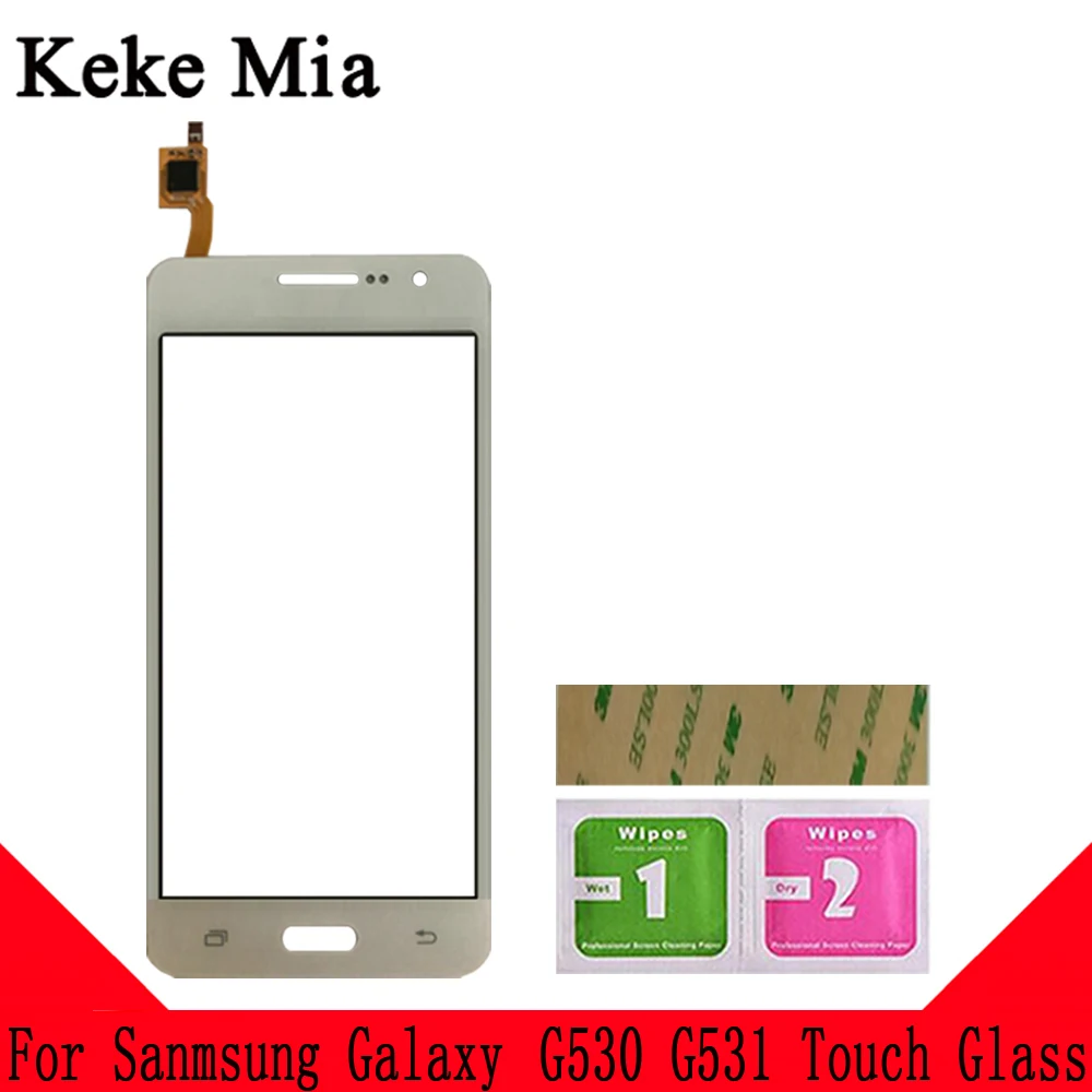 White No Tools Keke Миа 5," сенсорный экран для samsung Galaxy Grand Prime G531F SM-G531F G530H G530 G531 G530 G5308 дигитайзер стеклянная панель - Цвет: White No Tools