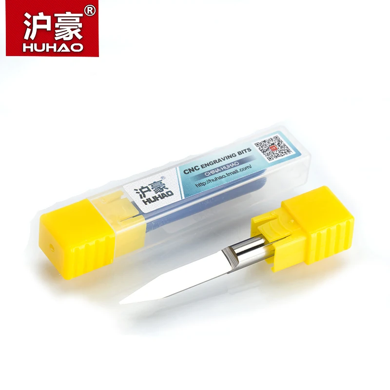 HUHAO 1 шт. 6 мм плоская Нижняя Гравировка Биты 49 удлиненный фрезерный станок с ЧПУ