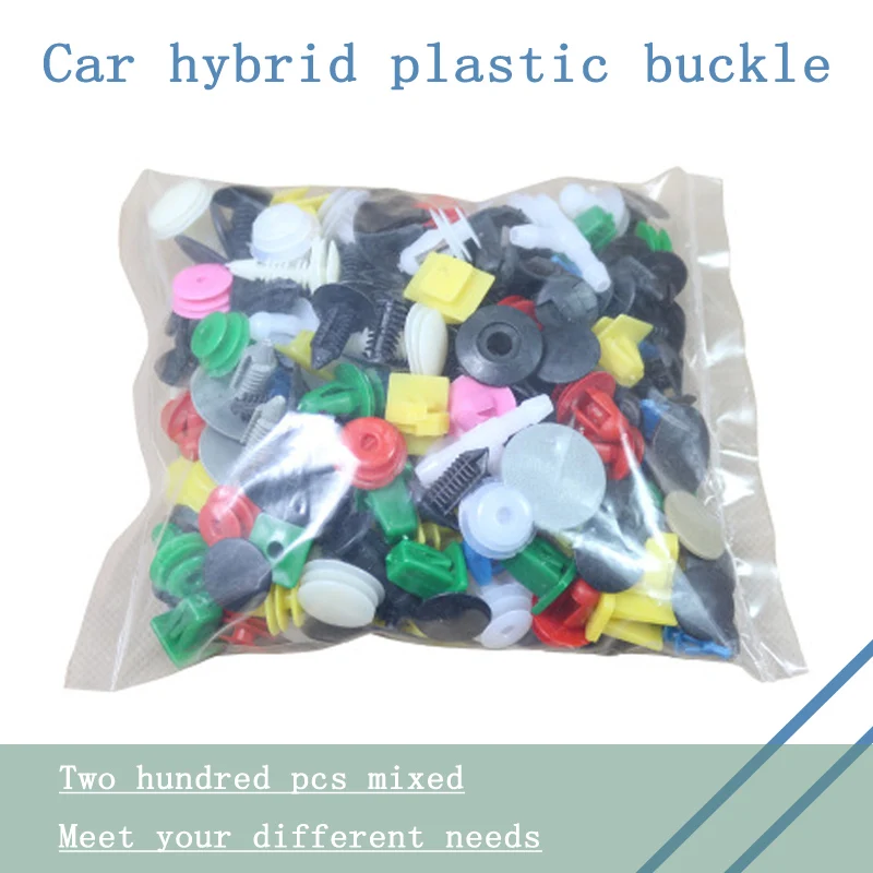 OVERE 200pcs/set Mixed Car Fastener Auto Door Bumper Fender Rivet Clips For Volvo Toyota Chevrolet cruze Opel astra h Nissan | Автомобили
