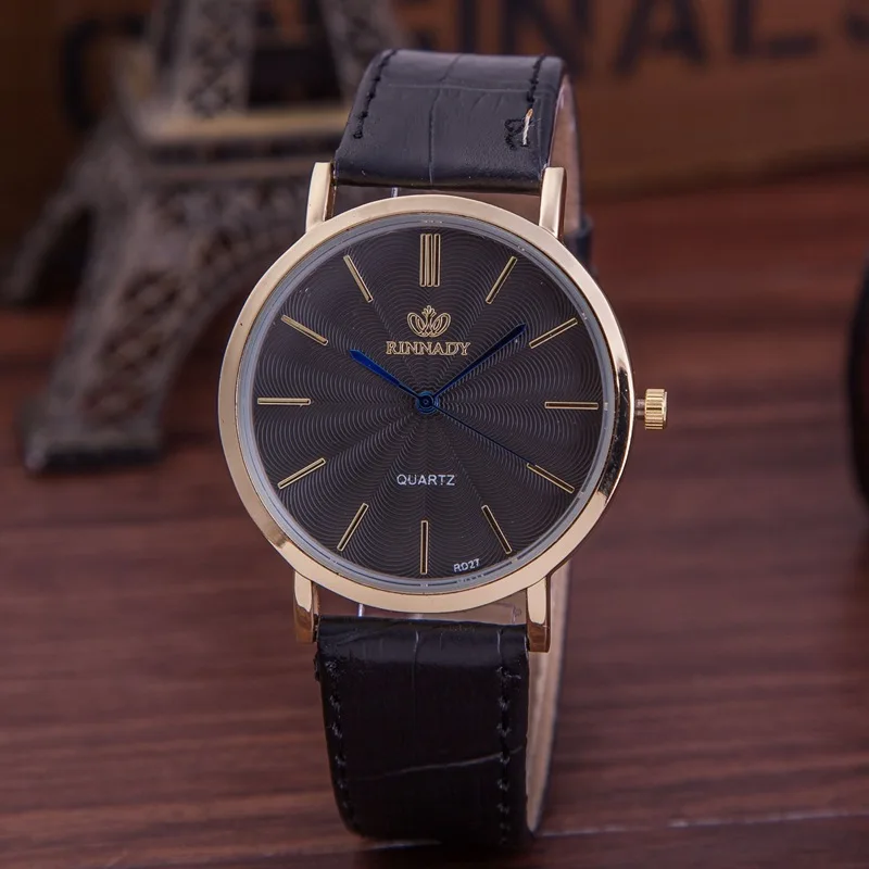 Лидер продаж 2017 Модные мужские Роскошные брендовые кварцевые часы высокого