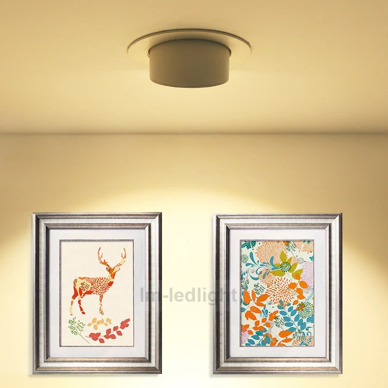 Dimmable led утопленное освещение 20 Вт Bridgelux COB светильник iluminacion techo Бесплатная
