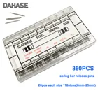 Набор инструментов для ремонта часов, 8 мм, 9, 10, 11, 12, 13, 14, 15, 16, 17, 18, 19, 20, 21, 22, 23, 24, 25 мм, пружинный штифт, 360 шт.