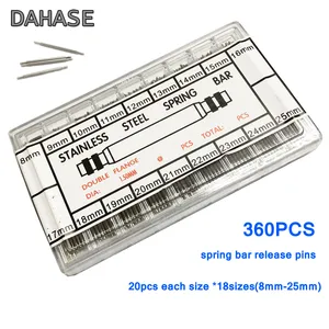 Набор инструментов для ремонта часов, 8 мм, 9, 10, 11, 12, 13, 14, 15, 16, 17, 18, 19, 20, 21, 22, 23, 24, 25 мм, пружинный штифт, 360 шт.