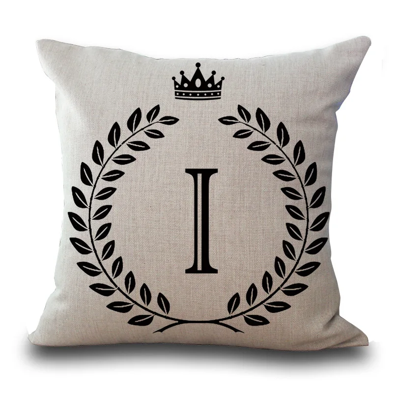 Декоративный чехол для подушки Модный с буквенным принтом 17 5 дюймов