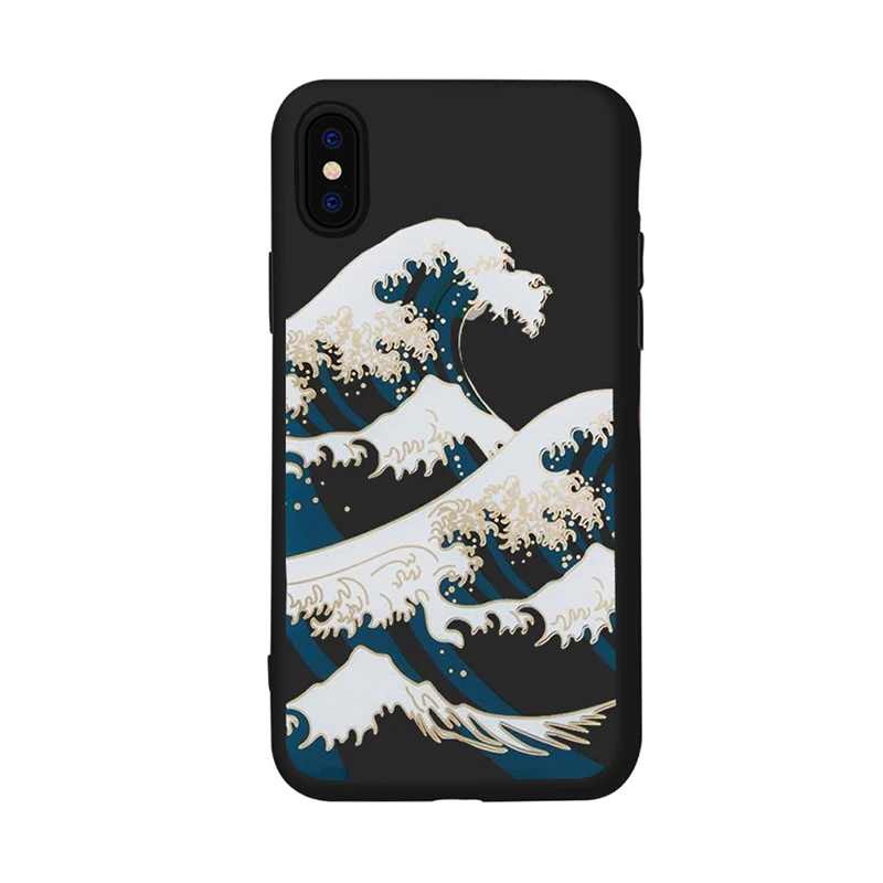 DIFFRBEAUTY чехол для телефона Coque для iPhone XR 6 6S Plus X 5 SE Plus мультяшный милый стильный волнистый чехол для телефона для iPhone 8 7 Plus