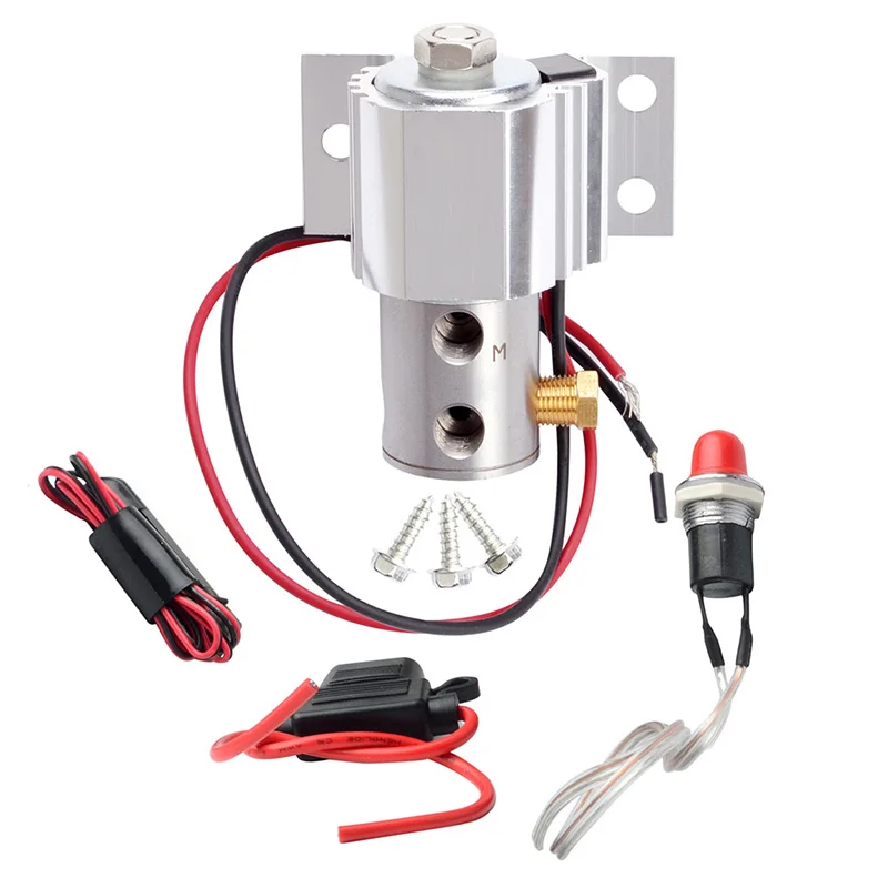 

Line Lock Loc Roll Control Hill Holder Kit Line Hydraulic Brake Park Lock Pressure Holder For Disc Drum W/light & Switch