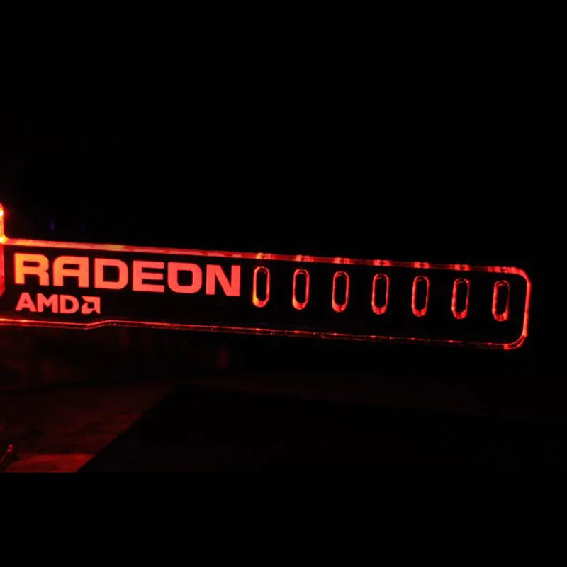 Синий Radeon AMD Cool СВЕТОДИОДНЫЙ Световой Компьютер Офис Главная Коробка ЕГО