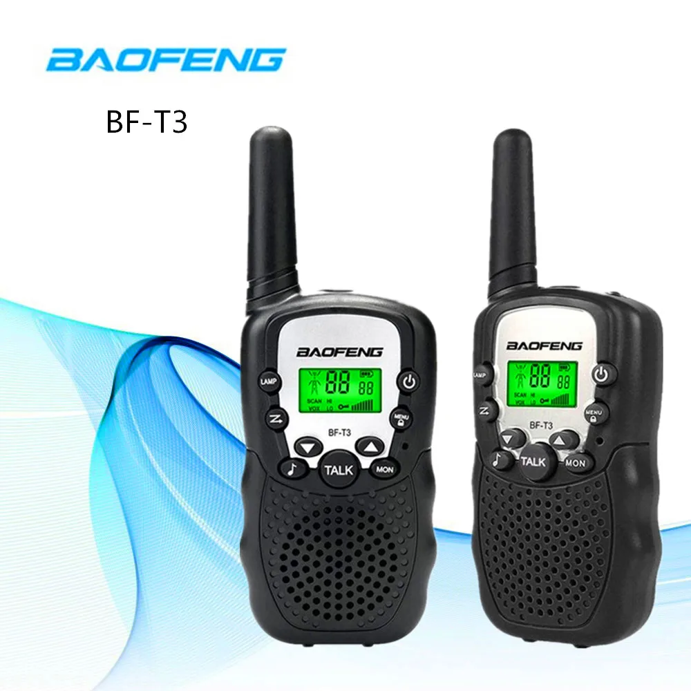 2 шт. детская рация UHF BaoFeng BF T3 FRS двухстороннее радио Comunicador удобное HF