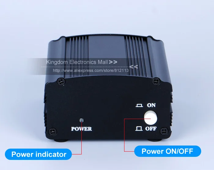 Высококачественный фантомный источник питания 48 В для проводного динамического