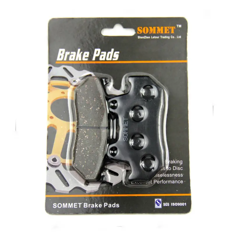

SOMMET Motorcycle Front + Rear Brake Pads Disks for Honda VFR 700 Interceptor F/F2 (1986-1987) VFR700 LT124-124-69