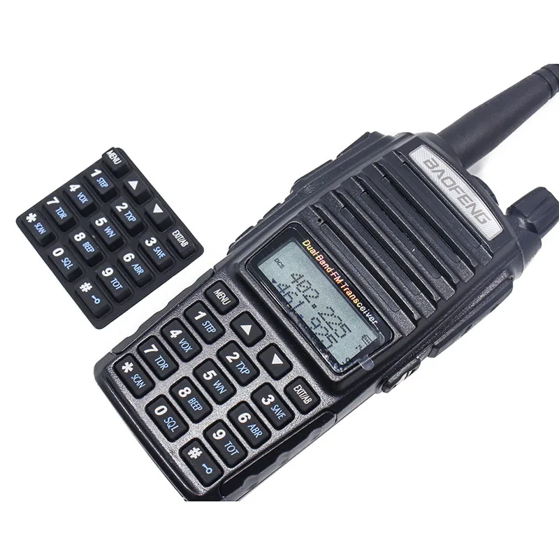 Оригинальная рация BAOFENG Taklie UV-82 цифровые клавиши клавиатуры для двусторонней