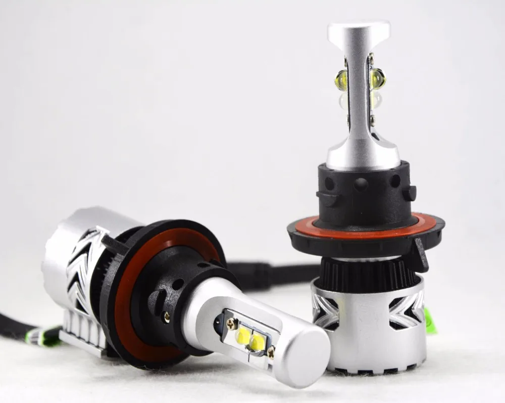 Комплект светодиодных фар G8 H13 9008 80 Вт 6000 лм суперъяркие светодиодные SMD чипы K