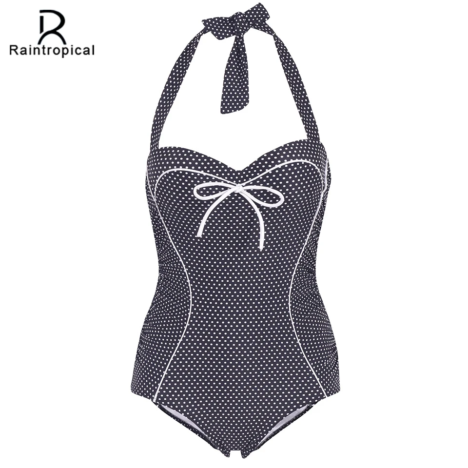 Женский купальник с лямкой через шею большого размера сексуальный пляжный